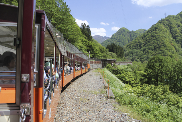 8トロッコ列車は走る