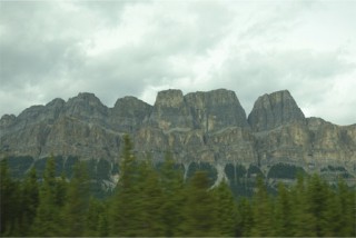 バンフ公園の山