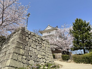 天守閣についた